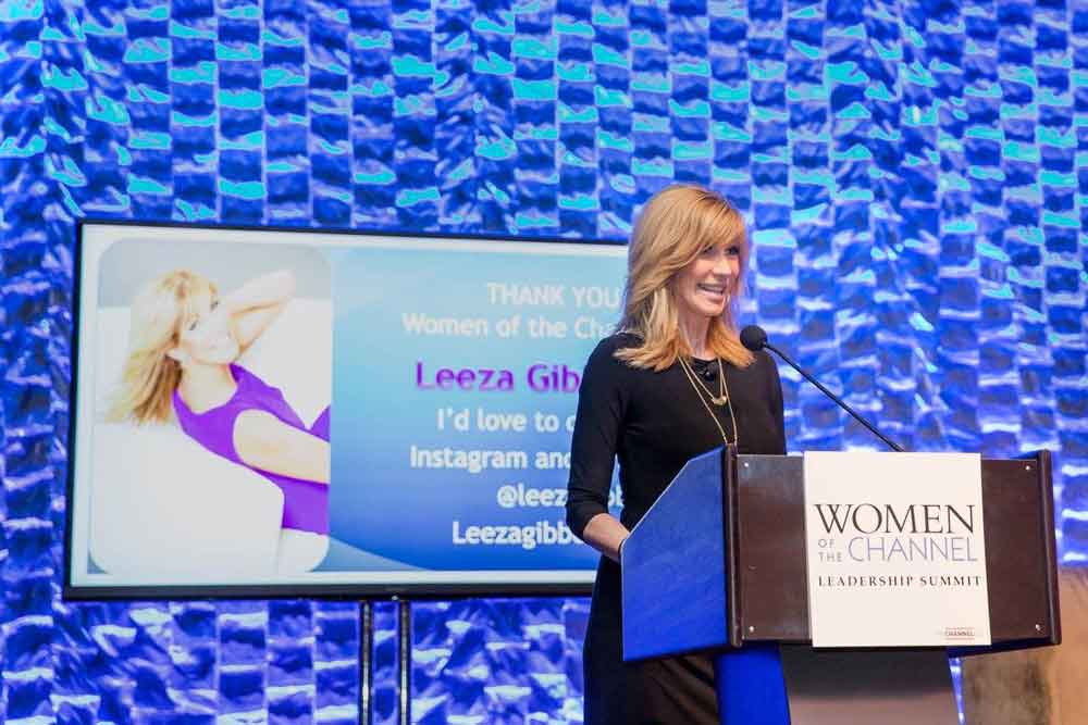 Leeza Gibbons at Women of the Channel Leadership Summit