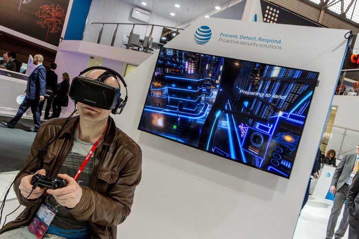 virtual reality on trade show booths