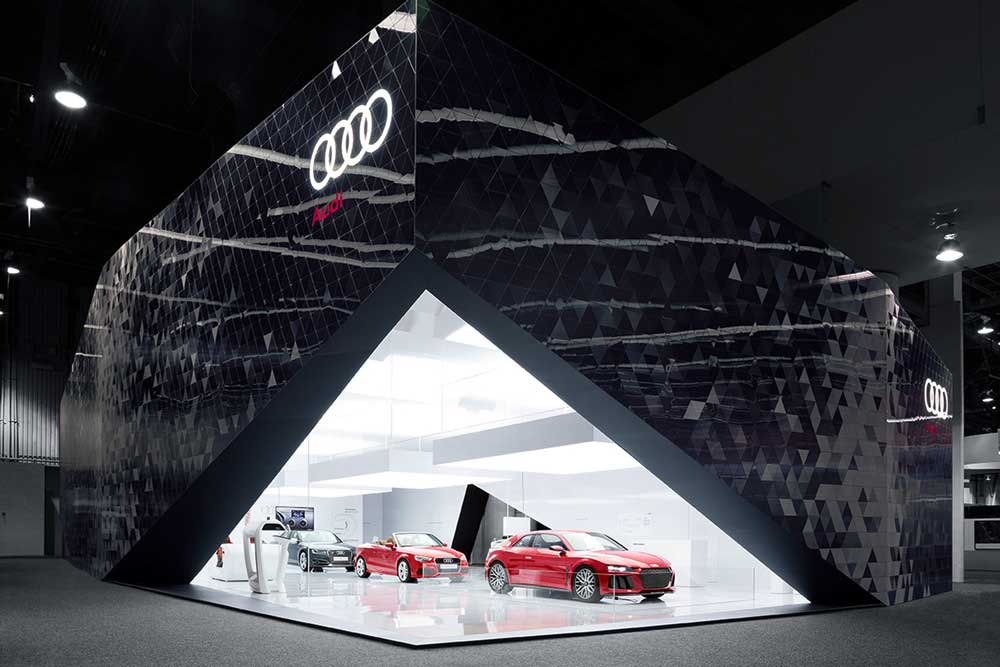 Audi stand at CES 2014