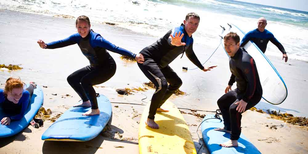 group surfing classes