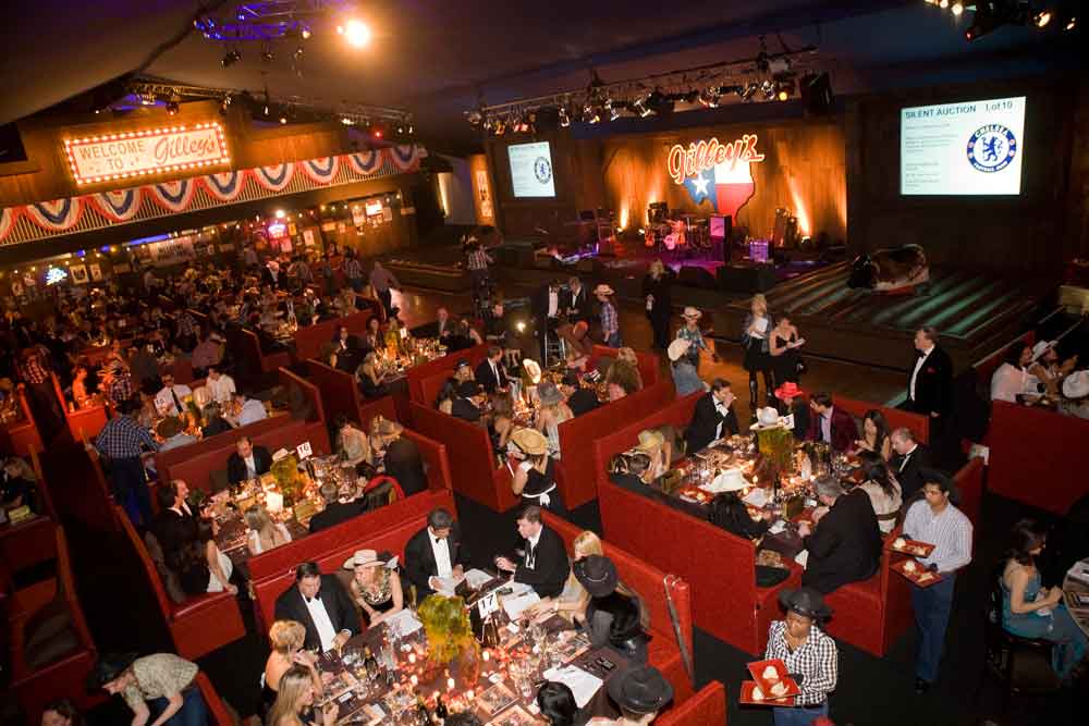 dining room and tables at Red Cross Ball