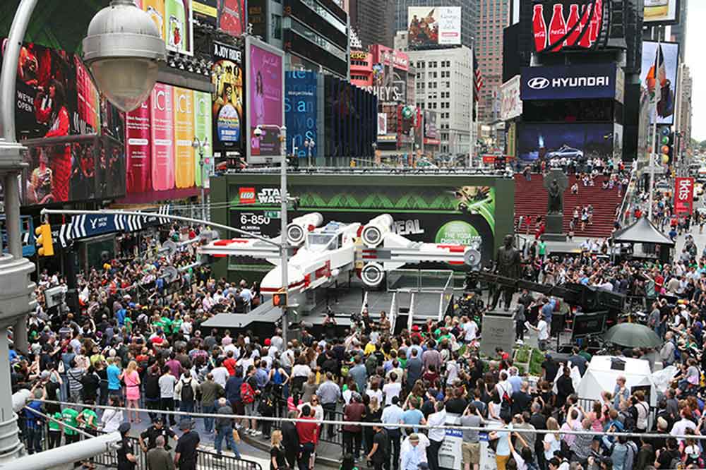 LEGO Star Wars event Times Square